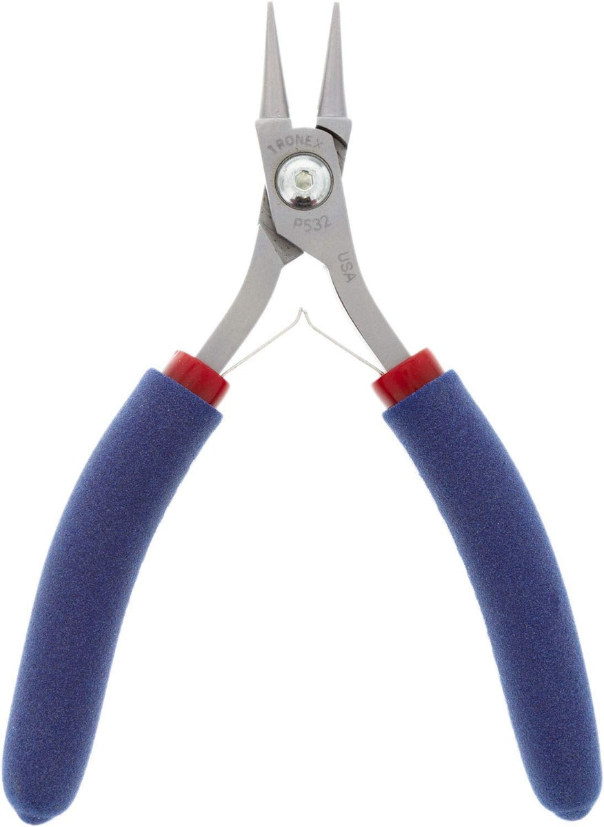 Tronex P532 Round Nose Bending Pliers with Short Jaw, 4.90" OAL