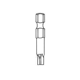 ASG 64937 Torx Screw Hex Bit, T-8 x 1-15/16 in