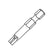 ASG 64979 Torx Head Power Bit Hex Drive, 1/4"