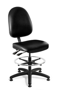 BEVCO 6501-BKV Integra Tall Height Black Vinyl Chair