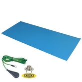 Desco 66220 Blue Dissipative Dual Layer Rubber Mat Kit