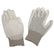 Desco 68128 Dissipative Nylon X-Large Gloves with Polyurethane Coating and Grey Cuff