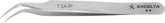 Excelta 7-SA-PI Stainless Steel Anti-magnetic Tweezers, 2 Star, 4-1/2"