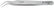 Excelta 7-SA-PI Stainless Steel Anti-magnetic Tweezers, 2 Star, 4-1/2"