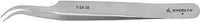 Excelta 7-SA-SE Stainless Steel Anti-magnetic Tweezers, 4-1/2"