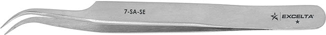 Excelta 7-SA-SE Stainless Steel Anti-magnetic Tweezers, 4-1/2"