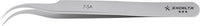 Excelta 7-SA Stainless Steel Anti-Magnetic Tweezer with Curved Tip, 4-1/2"