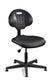 Bevco 7000-BLK BPolyurethane Chair, Black Polyurethane Base, Adj. Height 15"-20"