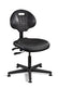 Bevco 7001-BLK Polyurethane Chair, Art. Tilt, Polyurethane Base, 21"-31"H