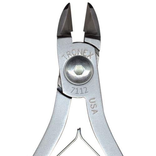 Tronex 7112 Medium Oval Head Flush Wire Cutter With Ergonomic Handle