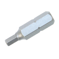 Wiha 71308 Hex Head Insert Bit, 2.5mm x 25mm