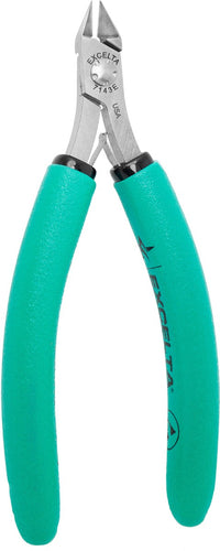 Excelta 7143E ESD-Safe Tapered Semi-Flush Cutter with Cushion Grip Handle