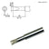 Hakko T18-S3 T18 Series Chisel Soldering Tip for FX-8801, 5.2mm