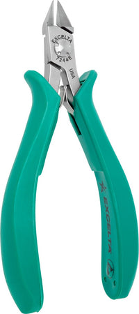 Excelta 7244E Tapered Head Maximum Flush Cutters with Ergonomic Grip Handles