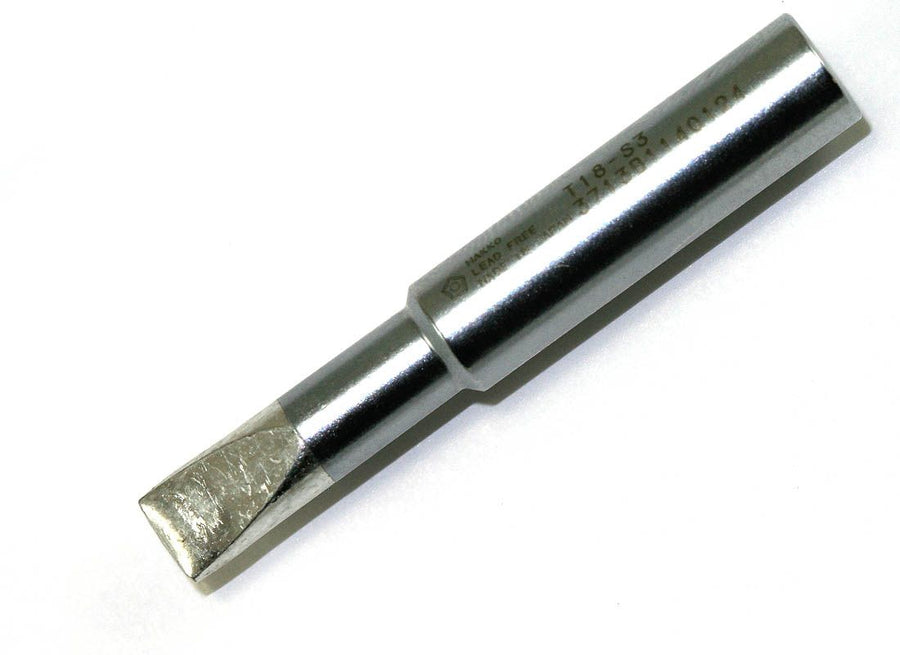 Hakko T18-S3 T18 Series Chisel Soldering Tip for FX-8801, 5.2mm