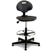 Bevco 7300-BLK-3850S/5 Everlast Mid Height Black Polyurethane Chair