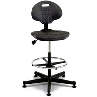 Bevco 7300-BLK-3850S/5 Everlast Mid Height Black Polyurethane Chair