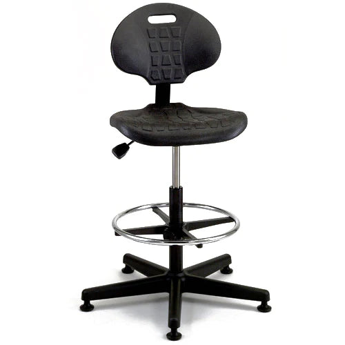 Bevco 7300-BLK-3850S/5 Everlast Mid Height Black Polyurethane Chair