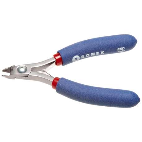 Tronex 7312 Miniature Oval Head Flush Wire Cutter, 0.004 - 0.049 in