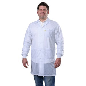 Desco 73634 Statshield ESD-Safe Lab Coat with Cuffs