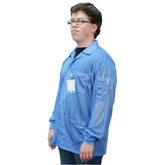 Desco 73742 Smock Statshield  Jacket Snaps  Blue, 4XL