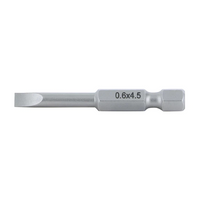 Wiha 74012 Slotted Power Bit, 4.5 x 50mm