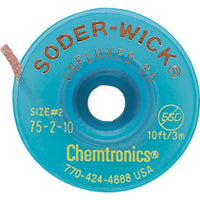 Chemtronics 75-2-10 Soder-Wick Unfluxed Desoldering Braid