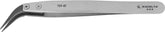 Excelta 759-RT Softip Lightweight Stainless Steel Tweezer With Replaceable ESD-Safe Curved Carbofib Tips, 4 Star, 4-3/4"