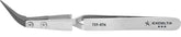Excelta 759-RT Softip Lightweight Stainless Steel Tweezer With Replaceable ESD-Safe Curved Carbofib Tips, 4 Star, 4-3/4"