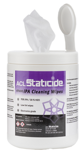 ACL Staticide 7600 5x8" IPA Cleaning Wipes 