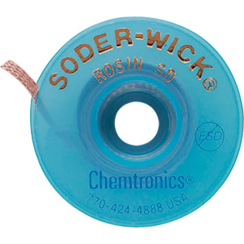 Chemtronics 80-4-10 Soder-Wick Rosin Desoldering Braid