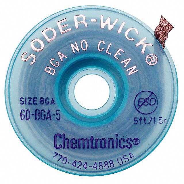 Chemtronics 80-BGA-5 Soder-Wick Rosin Desoldering Braid