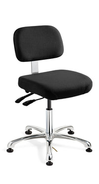 Bevco 8051-EBF Chair, ESD-Safe, Industrial, Tilt Control, Black, 15.5"-21"H, Doral Series