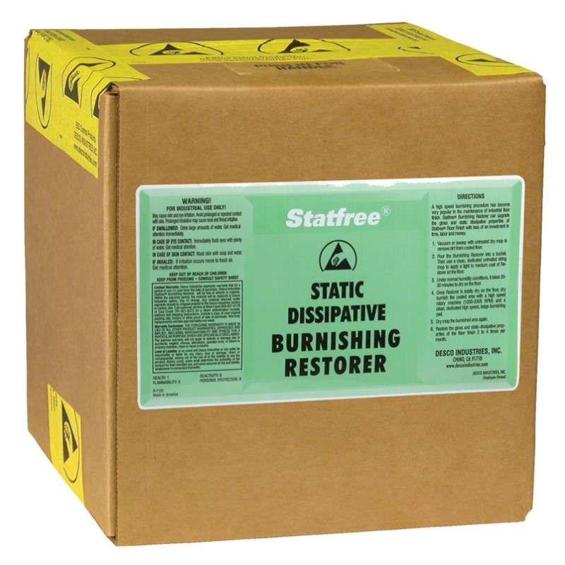 Desco 81061 Statfree Static Dissipative Burnishing Restorer