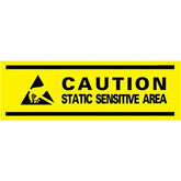 Desco 81801 Caution Static Sensitive Area Aisle Marking Tape