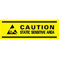 Desco 81801 Caution Static Sensitive Area Aisle Marking Tape