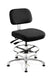 Bevco 8551-EBF Chair, Fabric, Upholstered, Black, ESD, 21.5"-31.5"H, Doral Series