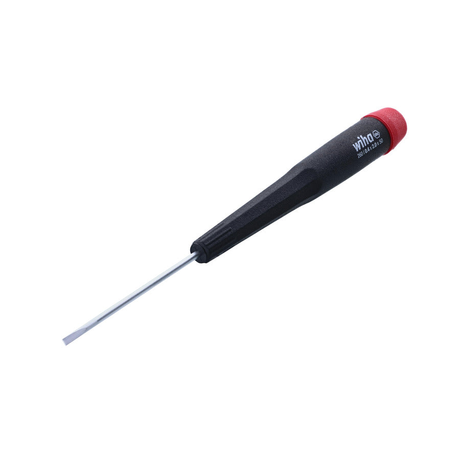 Wiha 26022 Precision Slotted Screwdriver, 2.0mm x 50mm