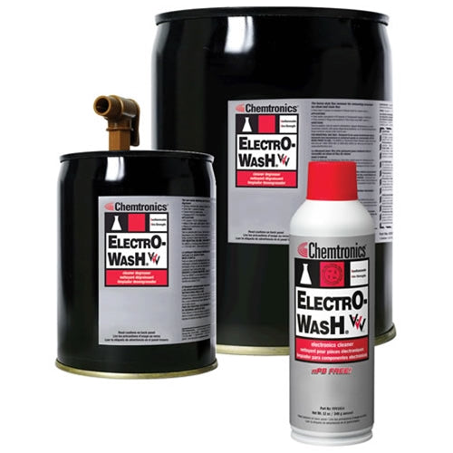 Chemtronics ES896B Flux-Off No-Clean Plus Flux Remover BrushClean System 6oz Aerosol