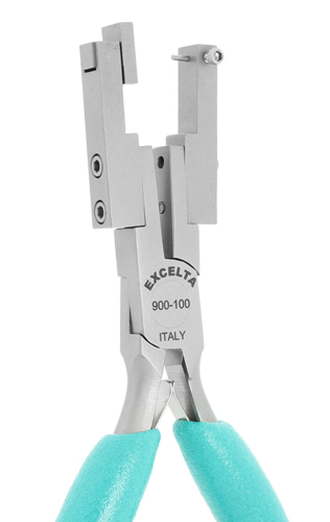 Excelta 900-100 ESD-Safe Straight Roller Pin Insertion Pliers & Cushion Grips, 6.5"