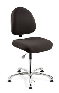 BEVCO 9050M-E-EBF Integra ESD Chair Ebony Fabric