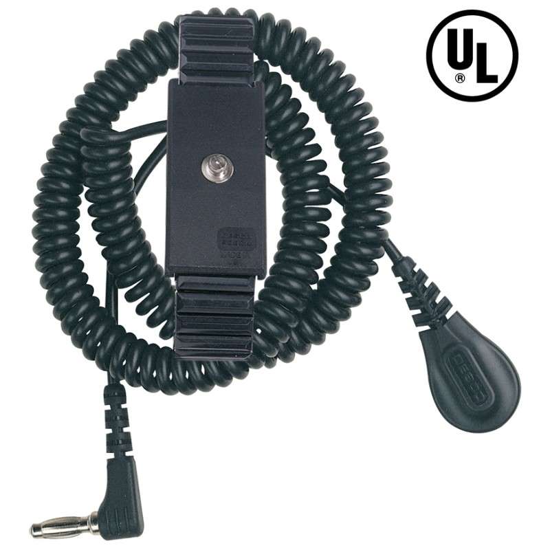 Desco 91070 Adjustable Single Conductor Metal Wrist Strap