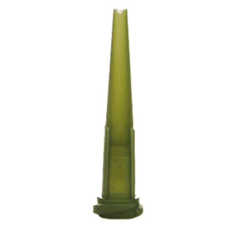 Metcal 914125-DHUV TT Series 14 Gauge Olive Needle with Polyethylene DHUV Tapered Tip, Pack of 50