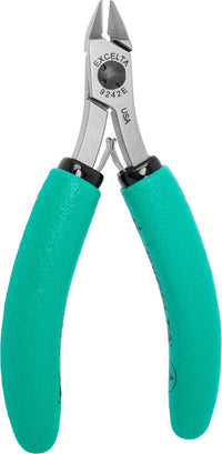 Excelta 9242E Medium Oval Head Optimum Flush Cutters With Ergonomic Grip Handles
