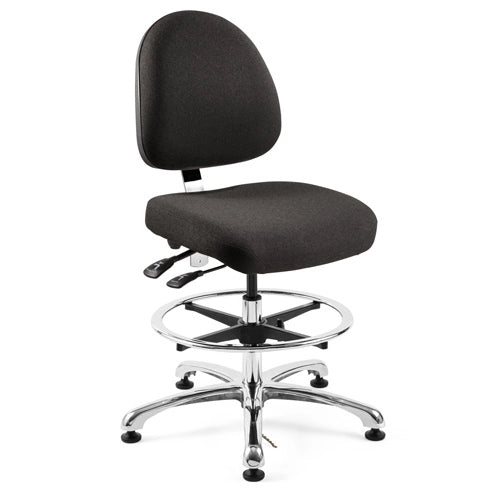 Bevco 9352M-S-RBCS-A5-BLKF Integra Upholesterd Chair Medium Back