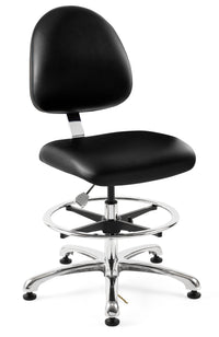 BEVCO 9550ME1-BLK Integra ESD/ISO 4 Cleanroom Chair
