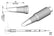 JBC C245156E Cartridge Bevel Solder Tip [Ø 2.4mm-45deg EL]