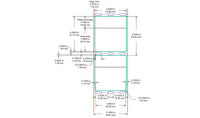 Identco TTL204-337-1 Glossy White Polyester PCB/Component Label, 2.0x2.25 [1,000/Roll]