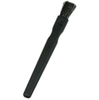 Menda 35694 Conductive ESD Brush with Flat Handle and Black Semi-Firm Bristles [1/2 in]