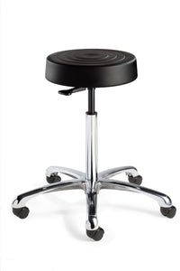 Bevco S3550-BLK ErgoLux Backless Stool